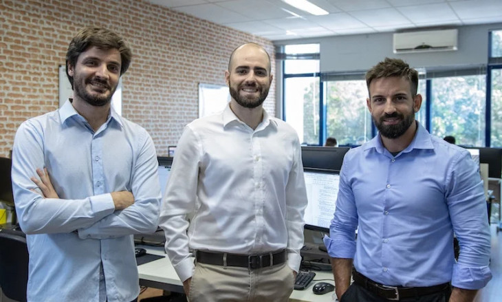 Lucas Mondadori, Lucas Bastos e Fabricio Hertz.