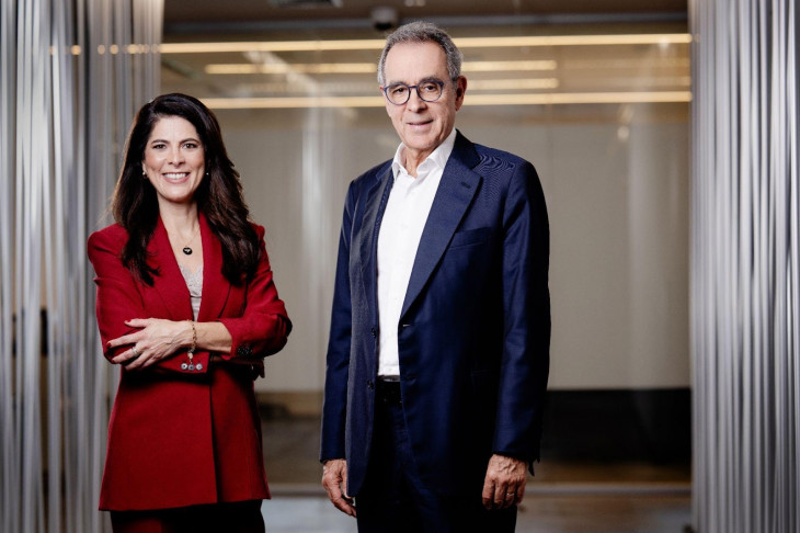 oberta Godoi, CEO da Unidade para Pequenas e Médias Empresas, e José Formoso, CEO da Unidade de Grandes Empresas e Governo.