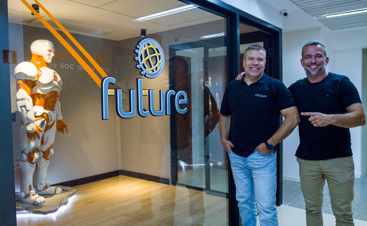 Airton Coelho Vieira Júnior e André Alô, sócios da Future (Foto: Divulgação)