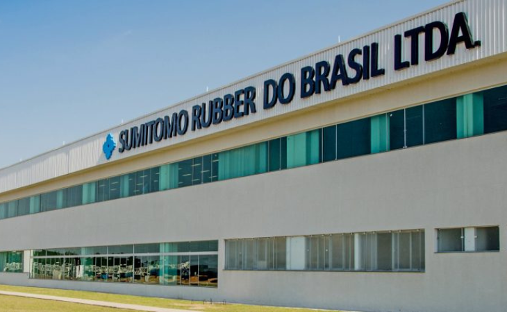 Fábrica da Sumitomo no Brasil (Foto: Divulgação)