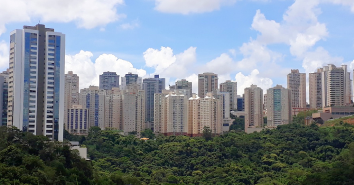 Condomínios de luxo, verde... A vida é boa em Nova Lima. Foto: Divulgação.