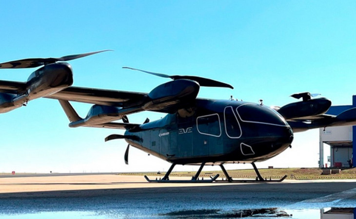 Protótipo eVTOL da Eve - Foto: Divulgação