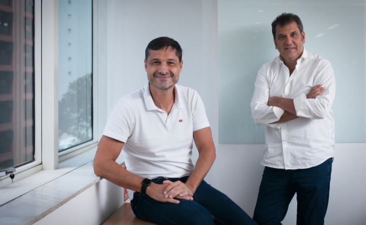 Marcio Flôres, head do Meta Ventures, e Claudio Carrara, VP da Meta. Foto: divulgação.