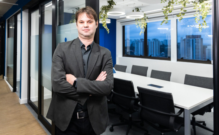 Cesar Schmitzhaus, diretor da Teltec Data. Foto: divulgação.
