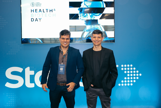 Leonardo Tavares, CBMO do AmorSaúde e Thiago Vieira, CEO da cVortex.