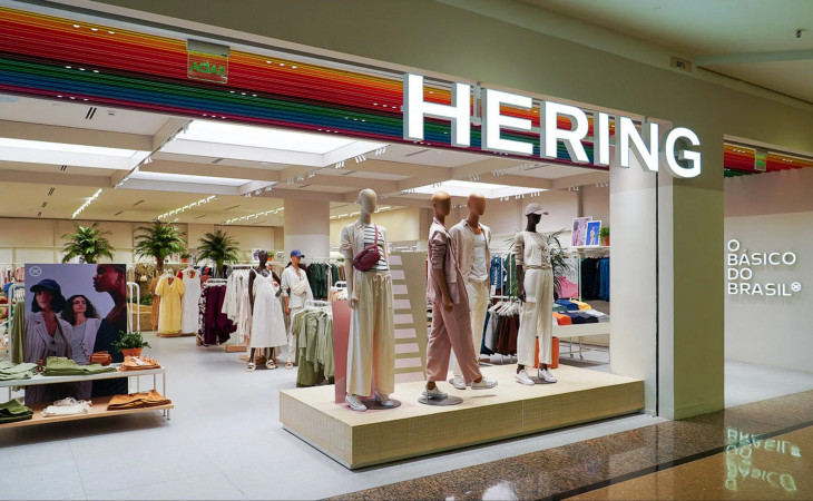 Fachada de uma das lojas Hering no Barra Shopping - Foto: Divulgação