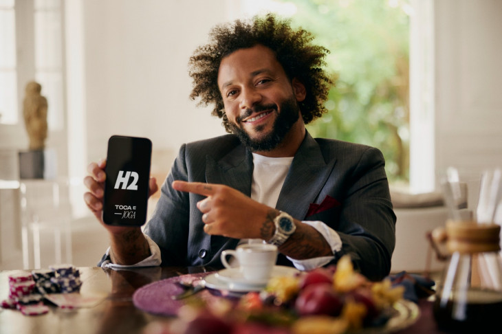 Marcelo, garoto propaganda da H2Bet. Foto: Divulgação
