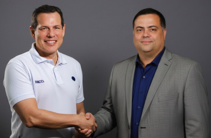 Luis Diaz, preesidente da H&CO e Marcos Correa, fundador da Innovage.