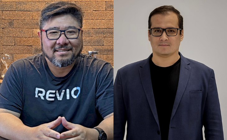 Edson Hideki, sócio-fundador da Revio, e Daniel Marques, presidente da AB2L (Foto: Divulgação)
