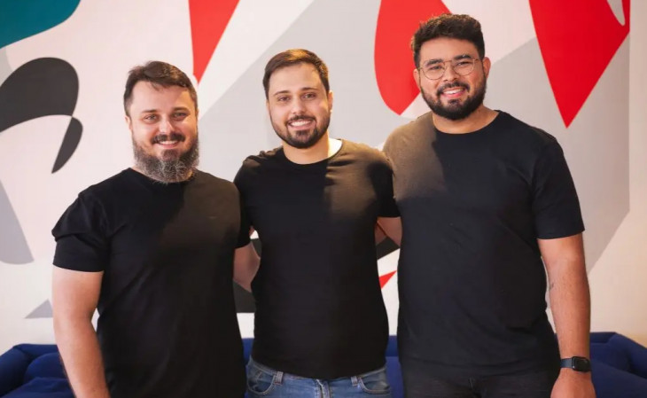 João Sobreira, João Paulo Martins e Djary Veiga, fundadores da Advolve. Foto: divulgação.