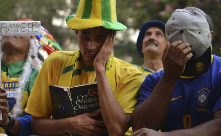 Torcida do Brasil durante jogo da copa - Foto: EBC