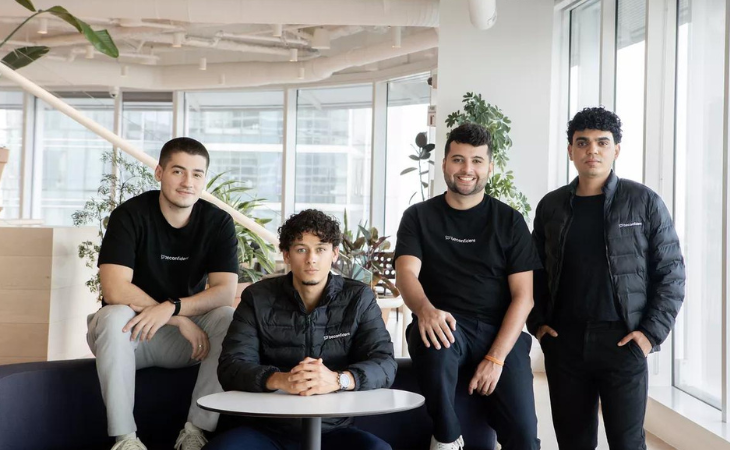 Os fundadores da BeConfident: Felipe Tiozo (CTO), Luan Cavallaro (CMO), Felipe Silva (CPO) e Robson Amorim (CEO) (Foto: Divulga&ccedil;&atilde;o)