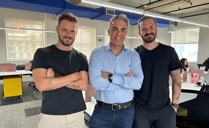 Os s&oacute;cios da Hub: Victor Fazzio, Fernando Guedes e Fred Torres (Foto: Divulga&ccedil;&atilde;o)