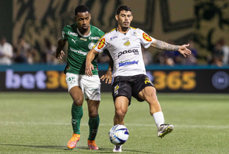 No jogo de ida, deu Palmeiras. Foto: Divulga&ccedil;&atilde;o/Novorizontino